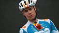 epa11324339 Dutch rider Fabio Jakobsen of Team dsm-firmenich PostNL, looks on before the start of the third stage of the Giro d'Italia 2024, a 190km cycling race from Acqui Terme to Andora, Italy, 07 May 2024.  EPA/IVAN BENEDETTO