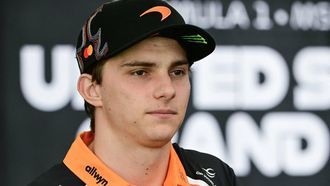 McLaren's Australian driver Oscar Piastri speaks to the media ahead of the United States Formula One Grand Prix at the Circuit of the Americas in Austin, Texas, on October 16, 2025. 
Jim WATSON / AFP