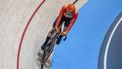epa11663368 Lorena Wiebes of the NEtherlands wins gold in the women's scratch race of the UCI Track Cycling World Championships at the Ballerup Super Arena in Ballerup, Denmark, 16 October 2024.  EPA/THOMAS TRAASDAHL  DENMARK OUT