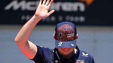 Red Bull's Dutch driver Max Verstappen waves prior to the Formula One Austrian Grand Prix at the Red Bull Ring race track in Spielberg, Austria, on June 29, 2025.  
Andrej ISAKOVIC / AFP