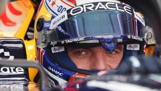Red Bull Racing's Dutch driver Max Verstappen sits in his car in the pit lane during the third practice session ahead of the Formula One Bahrain Grand Prix in Sepang on October 3, 2026. 
I-HWA CHENG / AFP