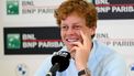 epa12075400 Jannik Sinner of Italy attends a press conference ahead of the Rome Open tennis tournament in Rome, Italy, 05 May 2025.  EPA/ETTORE FERRARI