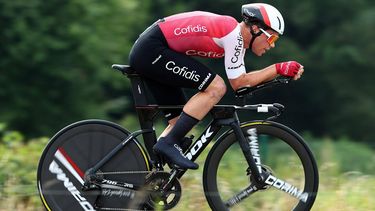 Cofidis' French rider Milan Fretin competes during stage two of the 