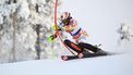 2023-11-11 01:00:00 Slovakia's Petra Vlhova competes during the first run of the women's slalom competition of the FIS Alpine Skiing World Cup in Levi, Sirkka, Kittilä municipality, Finland, on November 11, 2023.   
Vesa Moilanen / Lehtikuva / AFP