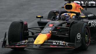 Red Bull Racing's Dutch driver Max Verstappen racesduring the qualifying session for the Formula One Sao Paulo Grand Prix, at the Jose Carlos Pace racetrack, aka Interlagos, in Sao Paulo, Brazil, on November 3, 2024. 
NELSON ALMEIDA / AFP