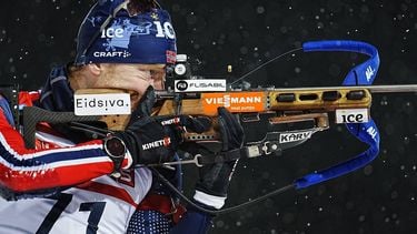 epa12574625 Norway's Sivert Guttorm Bakken during the warm-up for the men's 10 km sprint at the Biathlon World Cup at Östersund Ski Stadium in Östersund, Sweden, 6 December 2025.  EPA/BJOERN LARSSON ROSVALL  SWEDEN OUT
