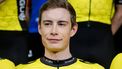 AMSTERDAM - Jonas Vingegaard tijdens de presentatie van de plannen voor het komende seizoen van wielerploeg Team Visma - Lease a Bike, het voormalige Jumbo-Visma. ANP ROBIN VAN LONKHUIJSEN