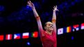 ROTTERDAM - Naomi Visser tijdens de kwalificaties op de wereldkampioenschappen turnen in Rotterdam Ahoy. IRIS VAN DEN BROEK / ANP
