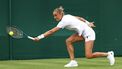 epa11449934 Arantxa Rus of the Netherlands in action during the Women's 1st round match against Yue Yuan of China at the Wimbledon Championships, Wimbledon, Britain, 01 July 2024.  EPA/TIM IRELAND  EDITORIAL USE ONLY