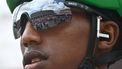 2023-05-11 13:07:03 epa10620985 Eritrean rider Henok Mulubrhan of team Green Project-Bardiani CSF-Faizane ahead of the sixth stage of the 2023 Giro d'Italia cycling race, over 162km around Naples, Italy, 11 May 2023.  EPA/ZEN