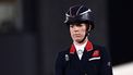 epa09373942 Charlotte Dujardin of Great Britain riding Gio competes in the Grand Prix Freestyle Individual Final during the Equestrian events of the Tokyo 2020 Olympic Games at the Baji Koen Equestrian Park in Setagaya, Tokyo, Japan, 28 July 2021.  EPA/CHRISTIAN BRUNA