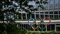 2020-06-08 15:45:51 A picture taken on June 8, 2020 shows the Olympic rings logo at the entrance of the headquarters of the International Olympic Committee (IOC) in Lausanne amid the COVID-19 crisis, caused by the novel coronavirus. The International Olympic Committee (IOC) Executive Board will meet remotely by videoconference on June 10, 2020 to report on the Tokyo 2020 and Paris 2024 Olympics.
Fabrice COFFRINI / AFP