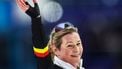 HEERENVEEN - Claudia Pechstein (GER) tijdens de 5000 meter voor vrouwen op de ISU WK Afstanden schaatsen in Thialf. ANP VINCENT JANNINK
