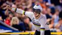 APELDOORN - Harry Lavreysen in actie tijdens de finale sprint bij de UCI Track Champions League in Omnisport. Het is de tweede baanwielren wedstrijd uit een reeks van vijf. ANP IRIS VAN DEN BROEK