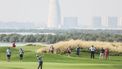 Northern Ireland's Rory McIlroy plays a shot during the DP World Tour Championship golf tournament in Abu Dhabi on November 7, 2024. 
FADEL SENNA / AFP