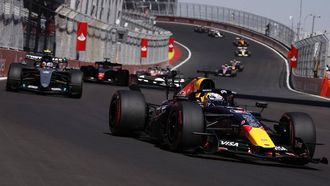 Red Bull Racing's Dutch driver Max Verstappen (R) competes in the Spanish Formula One Grand Prix at the Madring circuit on September 13, 2026 in Madrid. 
Oscar DEL POZO / AFP