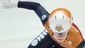 epa11157631 Yara van Kerkhof of The Netherlands competes in the Women's 500 m race at the ISU Short Track Speed Skating World Cup in Gdansk, Poland, 16 February 2024.  EPA/Adam Warzawa POLAND OUT