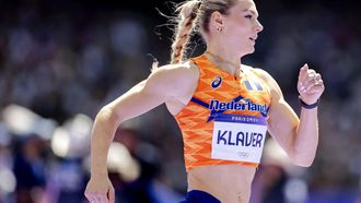 PARIJS - Lieke Klaver in actie tijdens de series van het onderdeel 400 meter tijdens de olympische atletiekwedstrijden. ANP ROBIN VAN LONKHUIJSEN