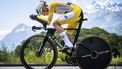 epa11414656 Demi Vollering from the Netherlands of Team SD Worx in action during the Tour de Suisse Women second stage, a 15.7km individual time trial from Aigle to Villars-Sur-Ollon, Switzerland, 16 June 2024.  EPA/GIAN EHRENZELLER