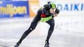 HEERENVEEN - Jenning de Boo in actie tijdens de 1000m mannen op de vierde dag van het olympisch kwalificatietoernooi langebaanschaatsen in Thialf. ANP SEM VAN DER WAL