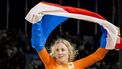 PARIJS - Manon Veenstra wint een zilveren medaille tijdens de finale BMX op de Olympische Spelen. ANP REMKO DE WAAL