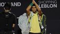 Spain's Carlos Alcaraz greets the public after abandoning the ATP 500 Rio Open tennis match against Brazil's Carlos Monteiro due to an injury, in Rio de Janeiro, Brazil on February 20, 2024. 
Pablo PORCIUNCULA / AFP