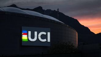 This photograph taken in Aigle, western Switzerland, on May 19, 2024 shows the headquarters of the world's cycling governing body UCI (International Cycling Union). 
Fabrice COFFRINI / AFP
