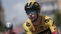 2023-09-07 12:24:33 epa10846237 Slovenian rider Primoz Roglic of Jumbo-Visma team before the twelfth stage of the Vuelta a Espana, a 151 km cycling race from Olvega to Zaragoza, Spain, 07 September 2023.  EPA/Manuel Bruque