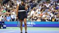 Japan's Naomi Osaka reacts during her women's singles second round tennis match against Czech Republic's Karolina Muchova on day four of the US Open tennis tournament at the USTA Billie Jean King National Tennis Center in New York City, on August 29, 2024. 
CHARLY TRIBALLEAU / AFP