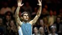 ROTTERDAM - Carlos Alcaraz (ESP) na afloop van de wedstrijd tegen Botic van de Zandschulp (NED) op de tweede dag van het ABN AMRO Open tennistoernooi in Ahoy. ANP SANDER KONING