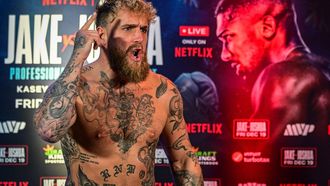 US boxer and influencer Jake Paul attends the official weigh-in at the Fillmore Miami Beach on December 18, 2025, ahead of his fight against Britain's Anthony Joshua on December 19 non-title heavyweight bout in Miami. 
GIORGIO VIERA / AFP
