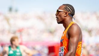BIRMINGHAM -  Liemarvin Bonevacia voorafgaand aan de kwalificatie 4x400 relay mannen op de vijfde dag van de EK atletiek. IRIS VAN DEN BROEK / ANP