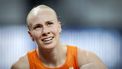 TOKIO - Marije van Hunenstijn op het onderdeel 200 meter tijdens de WK atletiek in het Japan National Stadium. ANP ROBIN VAN LONKHUIJSEN