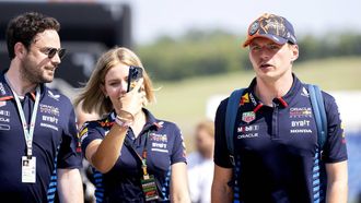 BOEDAPEST - Max Verstappen (Red Bull Racing) komt aan op het Hungaroring Circuit in aanloop naar de Grote Prijs van Hongarije. ANP SANDER KONING