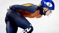 MILAAN - Xandra Velzeboer tijdens de 1000 meter bij het shorttrack schaatsen in de Milano Ice Skating Area op de Olympische Winterspelen van Milaan. ROBIN VAN LONKHUIJSEN / ANP