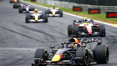 SPA -  Max Verstappen (Oracle Red Bull Racing)  tijdens de race van de Grote Prijs van België op het circuit van Spa-Francorchamps. SEM VAN DER WAL / ANP