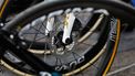 GENT - Schijfrem van Tom Boonen voor de start van de wielerklassieker Omloop Het Nieuwsblad. ANP BAS CZERWINSKI