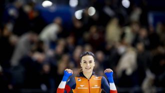 HEERENVEEN - Femke Kok (NED) in actie op de 500 meter sprint vrouwen tijdens de eerste dag van de WK allround en sprint in ijsstadion Thialf. SEM VAN DER WAL / ANP