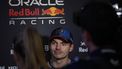 epa11175458 Dutch Formula One driver Max Verstappen of Red Bull Racing talks to media on the last day of the the pre-season testing for the 2024 Formula One season at the Bahrain International Circuit in Sakhir, Bahrain, 23 February 2024.  EPA/ALI HAIDER