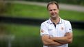 AMSTERDAM - Hoofdcoach Eelco Meenhorst tijdens een open training van de TeamNL roeiers in WK-formaties op de Amsterdamse Bosbaan. Het team bereidt zich voor op het WK roeien in Belgrado. ANP SANDER KONING