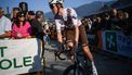 AG2R Citroen Team's Australian rider Ben O'Connor cycles prior to the start of the 117th edition of the Giro di Lombardia (Tour of Lombardy), a 238km cycling race from Como to Bergamo, which will be his last race on October 7, 2023. 
Marco BERTORELLO / AFP