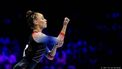 2023-10-01 16:41:17 ANTWERPEN - Eythora Thorsdottir in actie tijdens de kwalificaties voor de wereldkampioenschappen turnen. ANP IRIS VAN DEN BROEK