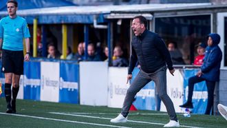 LEEUWARDEN - NAC Breda coach Jean-Paul van Gastel tijdens de Nederlandse keuken kampioen Divisie wedstrijd tussen SC Cambuur en NAC Breda in het Cambuur Stadion op 15 oktober 2023 in Leeuwarden, Nederland. ANP COR LASKER