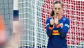 Netherlands' goalkeeper #38 Yara ten Holte reacts during the preliminary round Group H match between the Netherlands and Argentina of the IHF World Women's Handball Championship in Frederikshavn, Denmark on November 30, 2023. 
Henning Bagger / Ritzau Scanpix / AFP