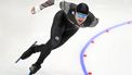 Latvia's Haralds Silovs competes in the men's speed skating 1500m event during the Beijing 2022 Winter Olympic Games at the National Speed Skating Oval in Beijing on February 8, 2022. 
SEBASTIEN BOZON / AFP