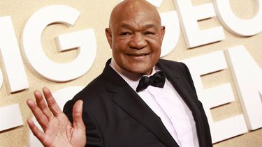 Retired pro-boxer George Foreman arrives for the world premiere of 