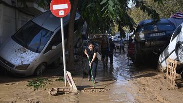 This picture taken on November 1, 2024 shows the devastating effects of flooding on a residential area in the town of Massanassa, in the region of Valencia, eastern Spain. The death toll from Spain's worst floods in a generation has climbed to 205, rescuers said today, with the number expected to rise as more people are believed missing. The agency coordinating emergency services in the eastern Valencia region said 202 people had been confirmed dead there, with officials in Castilla-La Mancha and Andalusia previously announcing a combined three deaths in their regions.
JOSE JORDAN / AFP
