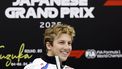 epa12006727 RB driver Liam Lawson of New Zealand smiles during a press conference for the 2025 Formula 1 Japanese Grand Prix at the Suzuka Circuit, Suzuka, Japan, 03 April 2025. The Formula One Japanese Grand Prix takes place on 06 April 2025.  EPA/FRANCK ROBICHON