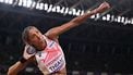 Belgium's athlete Nafissatou Thiam competes in the women's heptathlon shot put during the World Athletics Championships in Tokyo on September 19, 2025. 
Ben STANSALL / AFP