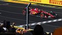 Ferrari's Monegasque driver Charles Leclerc wins the United States Formula One Grand Prix at the Circuit of the Americas in Austin, Texas, on October 20, 2024. 
ANGELA WEISS / AFP